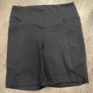 Victoria’s Secret PINK black biker shorts with pocket